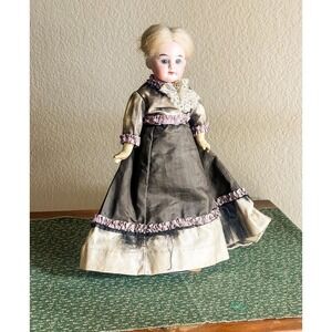 Antique 12" 1894 Armand Marseille 4/0 DEP German Bisque Doll – Mohair Wig